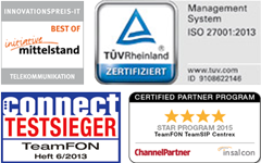 TeamFON Auszeichnungen